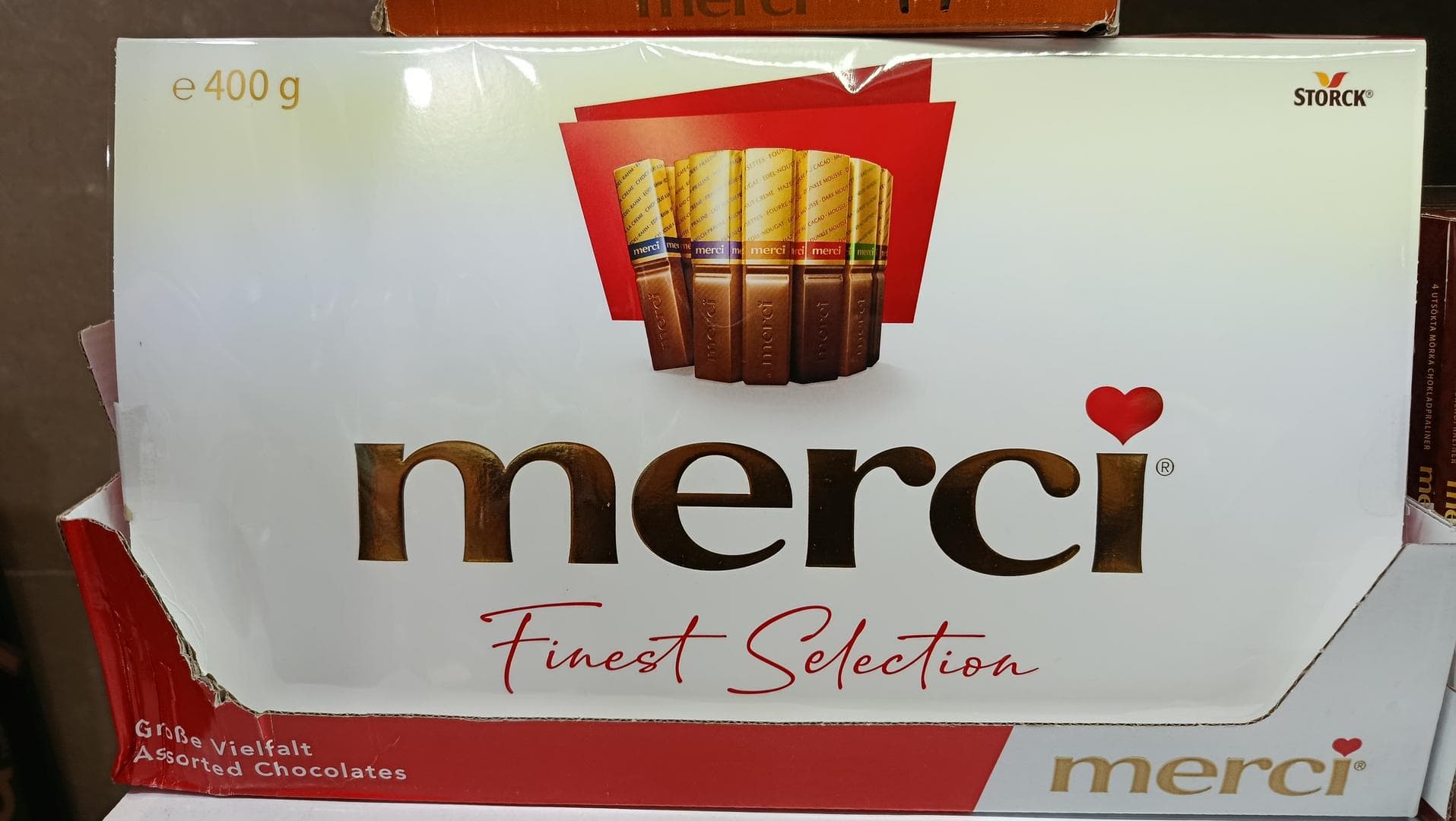 شکلات کادویی مرسی 400 گرم - Merci Finest Selection|فروش خوراکی